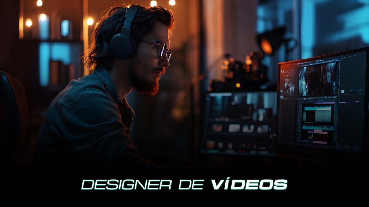 capa de curso designer de videos